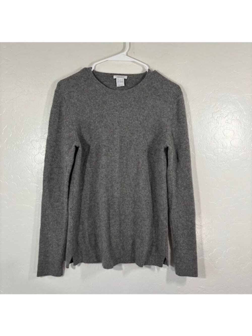 Adam Cashmere Sweater Womens Size 1 (Small) Pullover Ribbed Crew